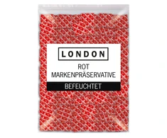 London raudoni prezervatyvai 1000 vnt.