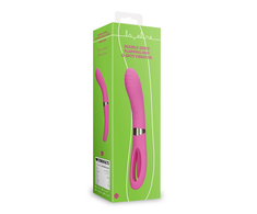 Loveline By Shots Rožinė Loveline Dual-Action Flapping Vibrator Exuberant Rožinė Multi-Speed Silicone