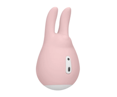 Loveline By Shots Rožinė Love Bunny Intimate Mini Massager Silicone USB Rechargeable Rožinė