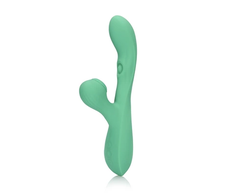 Loveline By Shots Loveline Mėlyna Grass Pulse Wave &amp; Tongue Flicker Dual-Action Device Mėlyna