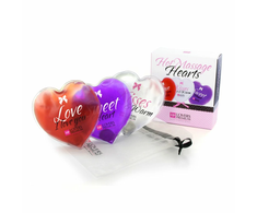 Lovers Premium LoversPremium Hot Massage Hearts Set of 3 - Reusable Heat Packs 9x9cm