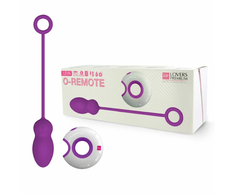 Lovers Premium LoversPremium Leya Remote-Controlled Silicone Egg, Violetinė, USB, Atsparus vandeniui