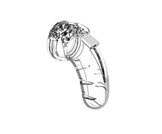 Mancage Man Cage Model 03 Polycarbonate Chastity System, 11.5 cm, Juodas