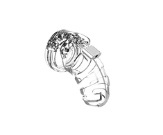 Mancage Man Cage Model 02 Intimate Control System 3.5"/9cm Polycarbonate Juodas