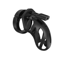 Mancage By Shots 24 modelis - "Chastity Cage" - 3,5'' / 9 cm - juodas