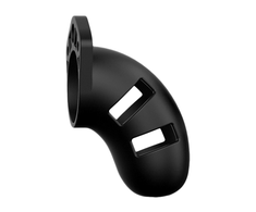 Mancage By Shots Mancage Model 20 Silicone Chastity Cage 3.5" / 9 cm Adjustable Juodas