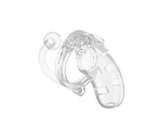 Mancage By Shots ManCage Model 10 Polycarbonate Chastity System with Plug 3.5"/9cm