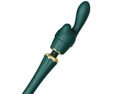 ZALO Kyro Turquoise Žalias Wand - Direct Power 2.0, 2 Attachments, USB