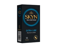 Mates Skyn SKYN Extra Lubricated Condoms 10-Pack | Ultra-Soft Material, Enhanced Comfort