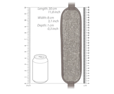 Touche By Shots Touche Mini Back Strap Charcoal Exfoliating Hemp-Flax Priedas