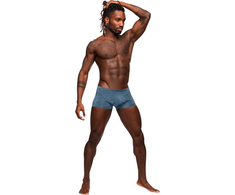 Male Power Inter-mingle Mini Short M Mėlyna - Low Waist, Full Coverage