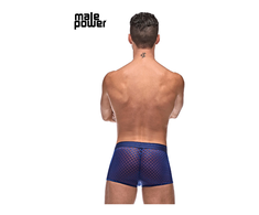 Male Power Mini Short S Navy - Diamond Mesh Collection, Comfort Fit