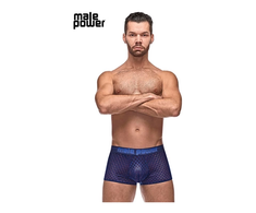 Male Power Mini Short S Navy - Diamond Mesh Collection, Comfort Fit