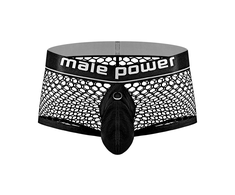 Male Power Mini Short Juodas M - Removable Pouch, Elastic System