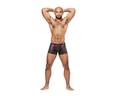 Male Power Uplift Mini Short L Violetinė - Contoured Support Design