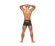 Male Power Uplift Mini Short L Violetinė - Contoured Support Design