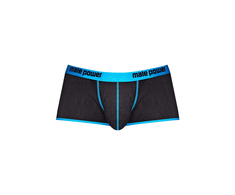 Male Power Uplift Mini Short S Juodas Satin Waistband Comfort Fit