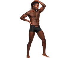 Male Power Magnificence Mini Shorts XL Juodas - Modern Athletic Cut