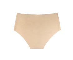 Bye Bra - Invisible High Brief Nude + Juodas XXL