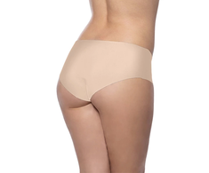 Bye Bra Invisible Hipster Set Nude &amp; Juodas S - Seamless Comfort 2 vnt.