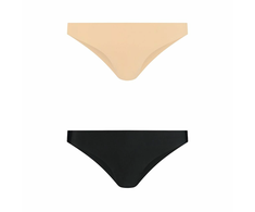 Bye Bra Underwear Bye Bra - Invisible Brazilian Nude + Juodas S