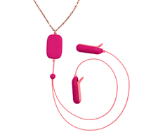 OhMiBod Sphinx Bluetooth Wearable Vibrating Clamps - App-Controlled, Juodas