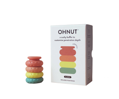 CLASSIC Ohnut – klasikiniai minkšti buferiniai žiedai (4 komplektas) Pride Rainbow