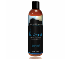 Intimate Earth - Masažo aliejus Heaven Hazelnut Biscotti 240 ml