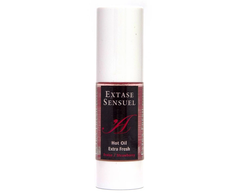 Extase Sensual Extase Sensuel Hot Oil Extra Fresh Strawberry 30ml - Intimate Massage Oil