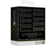 Ouch By Shots Ouch! Glow in the Dark Ball Gag Adjustable Neon Žalias Priedas