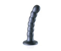 Ouch By Shots Ouch! Beaded Silicone G-Spot Intimate Device 13 cm Metallic Finish