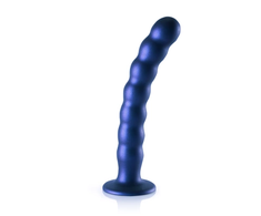 Ouch By Shots Ouch! Beaded Silicone Intimate Machine 20.5cm Metallic Suction Base