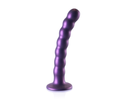 Ouch By Shots Ouch! Beaded Silicone Intimate Wand 16.5cm Metallic with Suction Cup