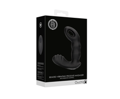 Ouch By Shots OUCH! Beaded Remote-Control Intimate Massager Juodas Silicone 10 Modes