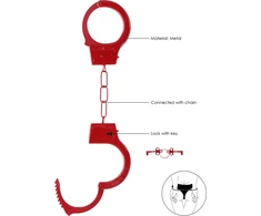 Ouch By Shots Ouch! Beginner"s Handcuffs - Raudona