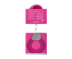 Ouch By Shots Ouch! Beginner Furry Handcuffs - Soft Plush, Adjustable, Juodas