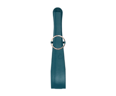 Ouch By Shots Ouch! Halo Belt Flogger - Gold-Accented Faux Leather, 45 cm