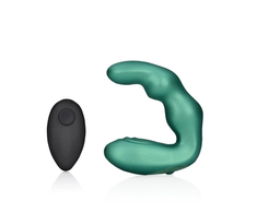 Ouch By Shots OUCH! Vibrating Remote-Control Intimate Device Metallic Žalias Silicone