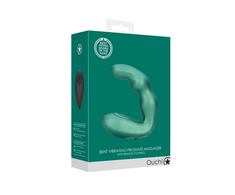 Ouch By Shots OUCH! Vibrating Remote-Control Intimate Device Metallic Žalias Silicone