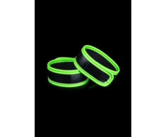 Ouch By Shots OUCH! Adjustable Biceps Band Glow in the Dark - Fluorescent Žalias Harness