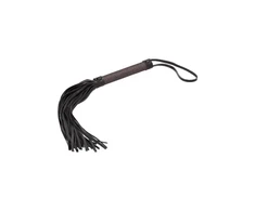 Ouch By Shots OUCH! Flogger Titanium Pilkas - Bonded Leather Impact Tool, 45 cm