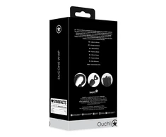 Ouch By Shots EasyToys Silicone Impact Whip Juodas - Flexible Priedas for Beginners