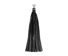 Ouch By Shots DIAMOND Line Flogger - Elegant Faux Leather Whip with Studded Handle