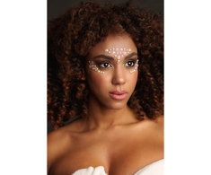 Ouch By Shots Bijoux Indiscrets Glow Face Stickers - Luminous Body Jewelry, Self-Adhesive