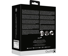 Ouch By Shots Shots Leather Arm Binder Model - Adjustable Juodas Restraint System