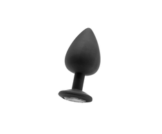 Ouch By Shots Sinner Gear Silicone Intimate Plug Extra Large with Decorative Gem
