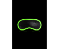 Ouch By Shots Ouch! Glow in the Dark Eye Mask - Luminous Žalias, Adjustable Fit