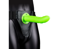 Ouch By Shots Ouch! Glow in the Dark Curved Hollow Strap-On Adjustable 20 cm