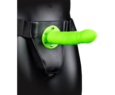 Ouch By Shots Ouch! Glow-in-the-Dark Twisted Hollow Strap-On 20cm Adjustable Model