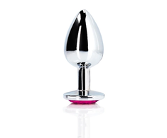 Ouch By Shots Heart Gem Butt Plug - Medium